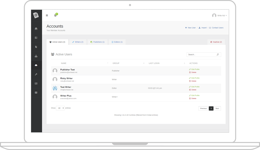 Create Accounts